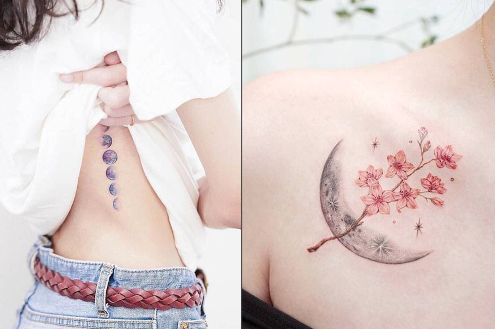 Tatuajes femeninos de luna para mujeres que representan el yin,  inteligentes y valientes – Nueva Mujer