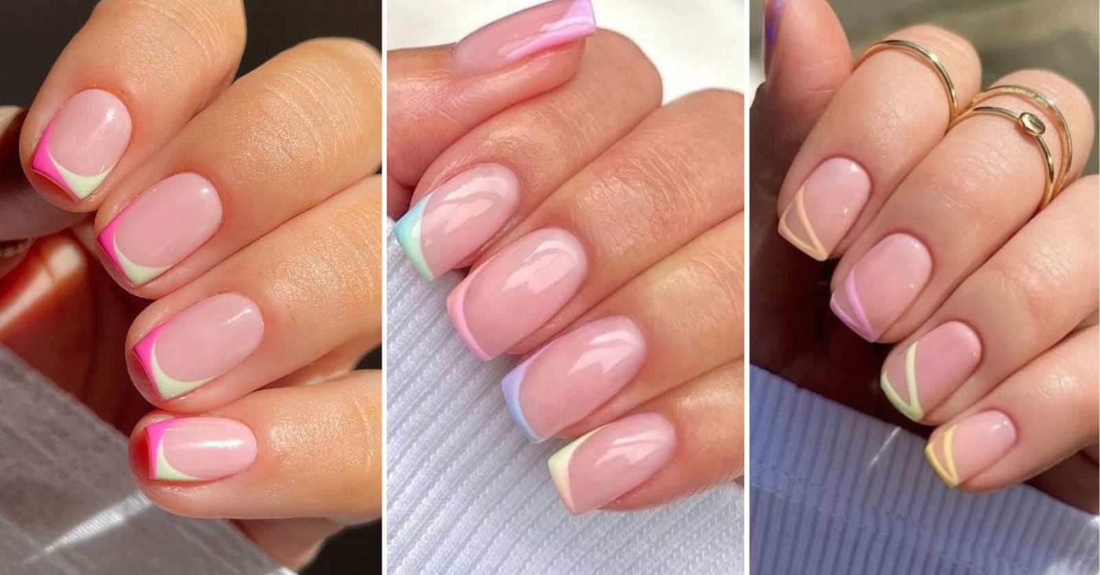 Uñas francesas modernas 3 diseños para reinventar el clásico estilo