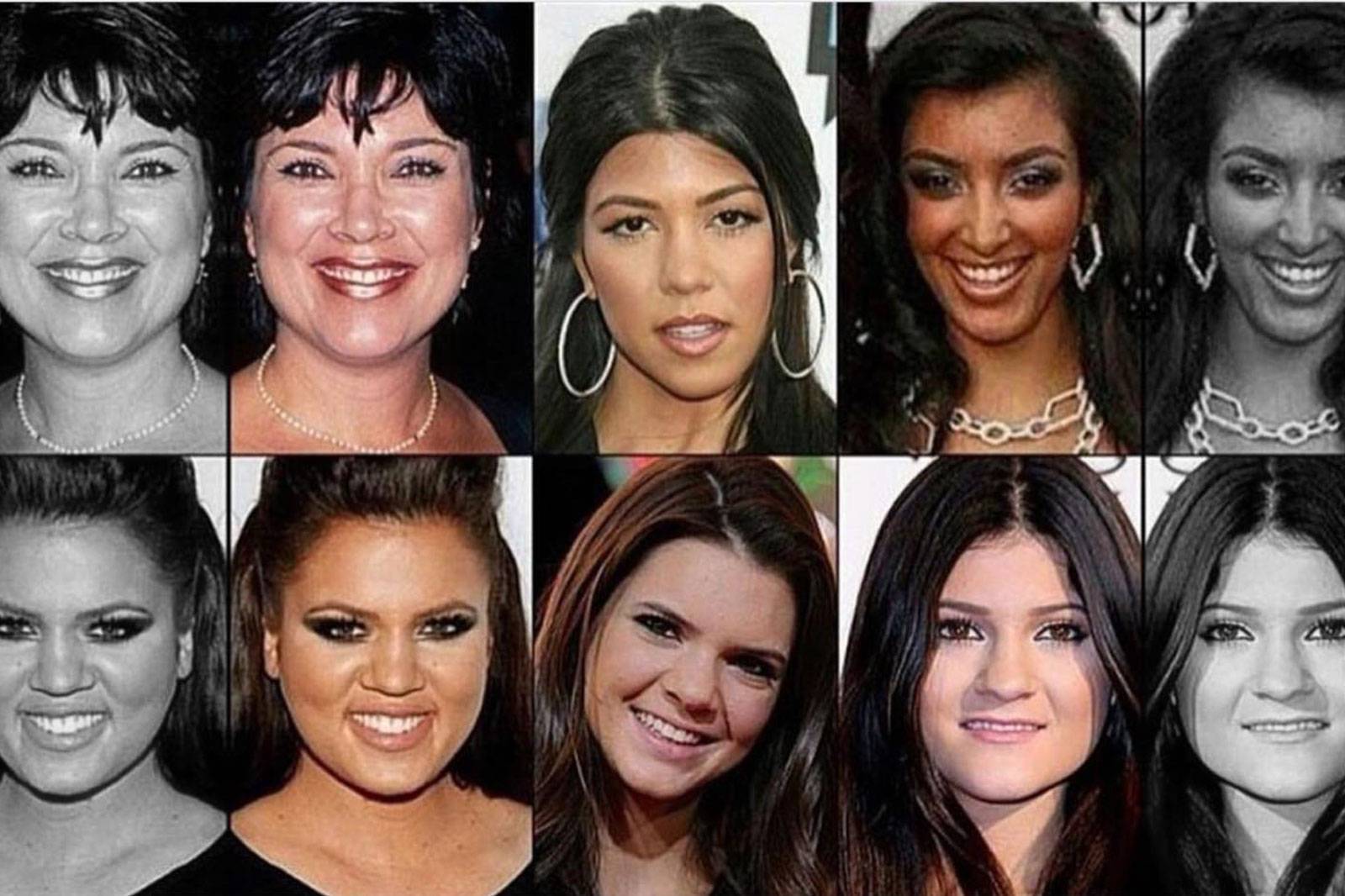 ¡no Las Vas A Reconocer Así Se Veían Las Kardashian Jenner Antes De Tantas Operaciones Nueva 