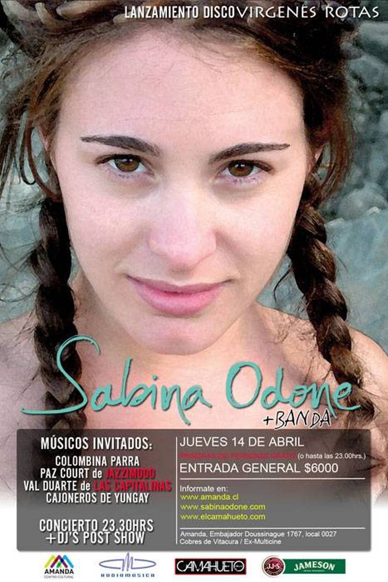 Sabina Odone Lanza Nuevo Disco En Amanda Ganadores Saborizante