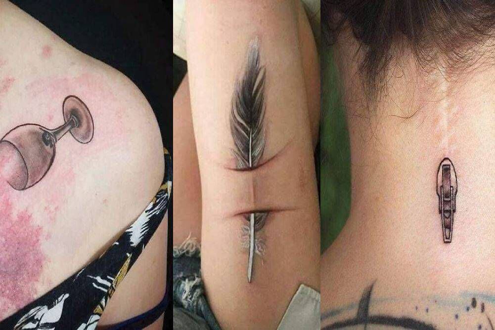 Tatuajes delicados ideales para disimular cicatrices