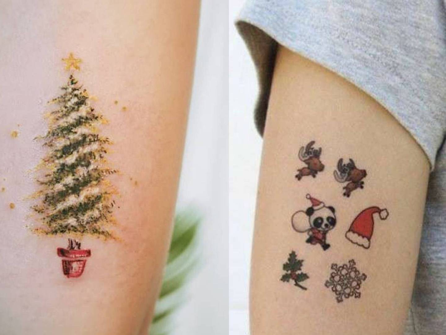Tatuajes pequeños y elegantes para mujeres que aman la Navidad – Nueva Mujer