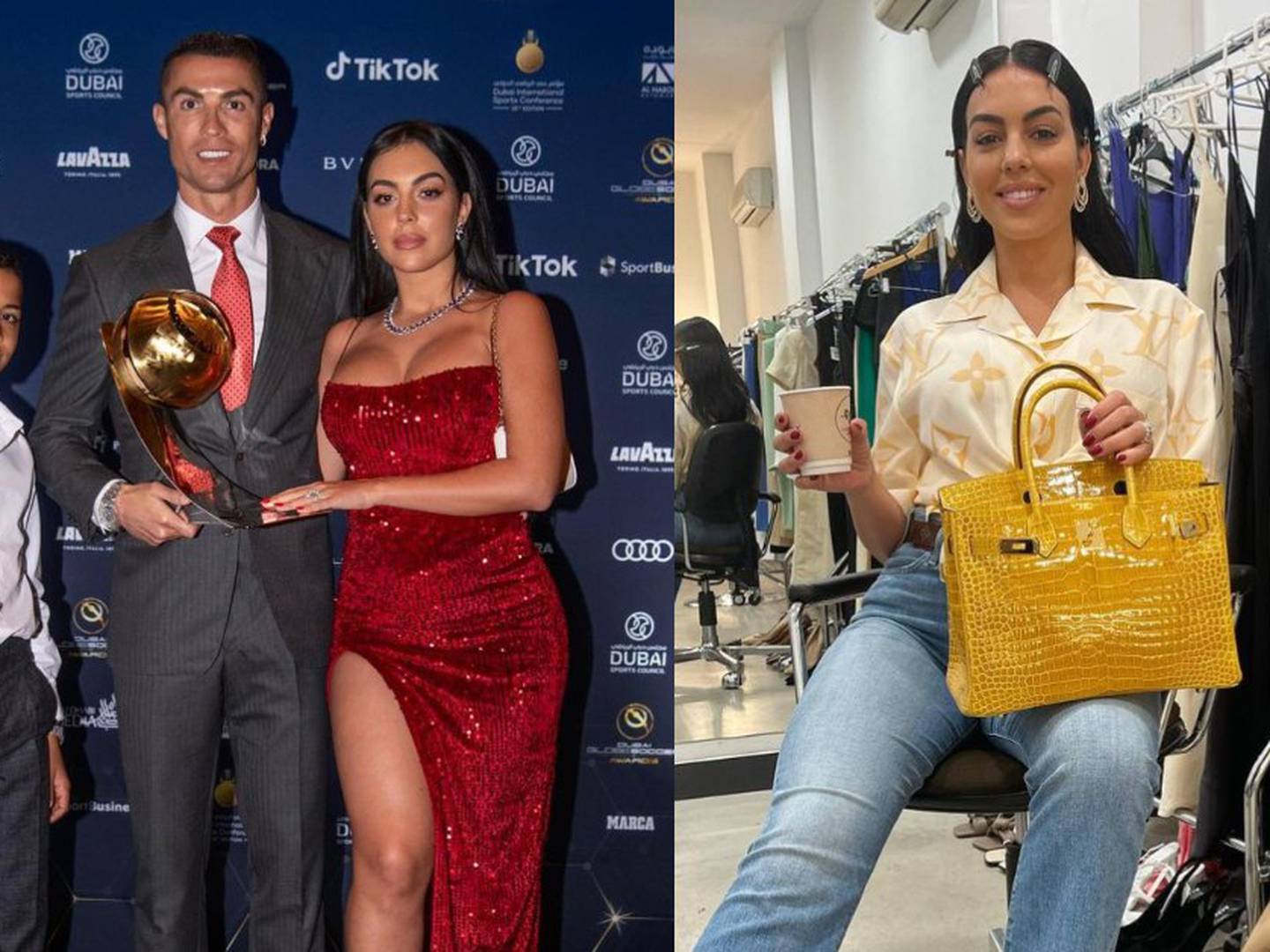 Fotos: Georgina, pareja de Cristiano Ronaldo, se adueñó del bolso más caro  del mundo