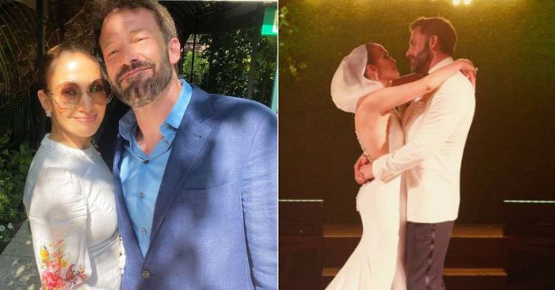 Jennifer Lopez y Ben Affleck vuelven a casarse, ahora en una boda