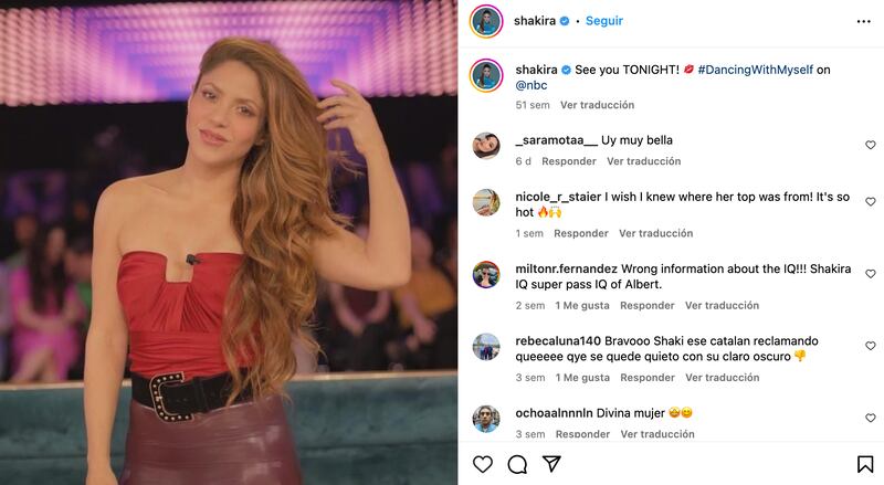 Shakira y sus cirugías.