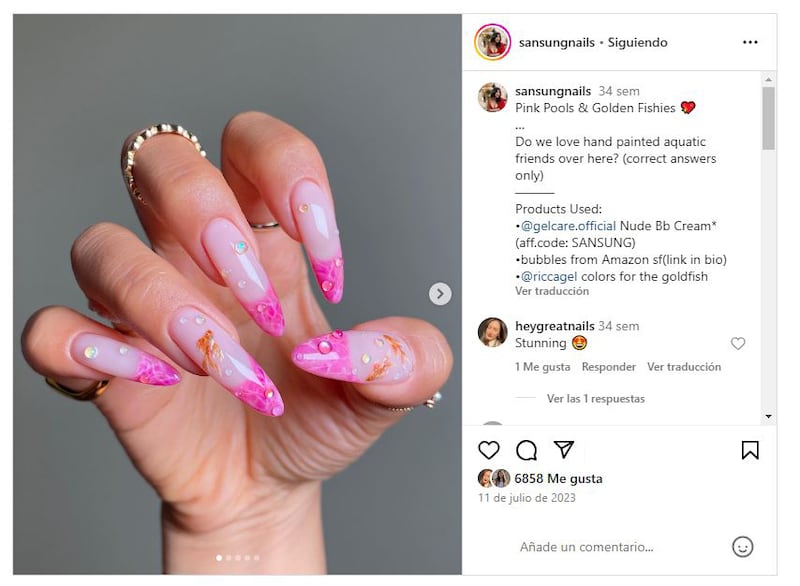 La manicura en relieve será la alternativa para las mujeres audaces este 2024