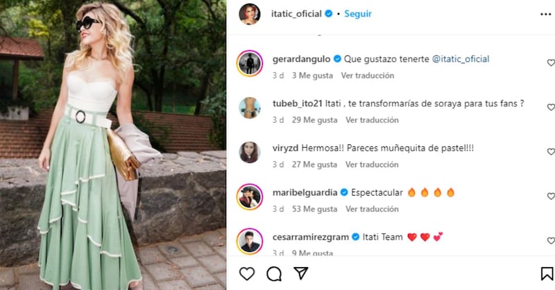 "Parece de 20 años": Itatí Cantoral presume look de 'muñequita de pastel' y fans aplauden su cambio