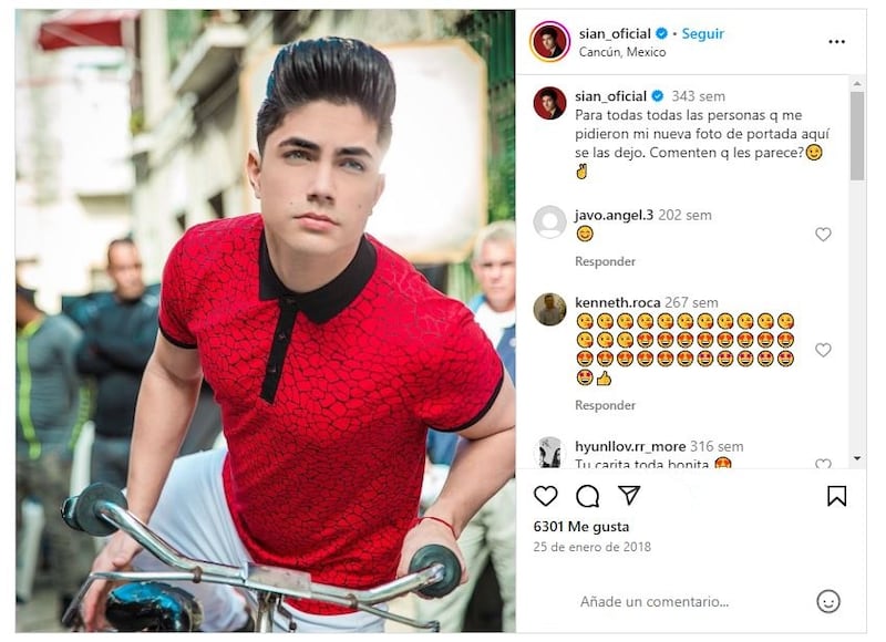 Sian Chiong formó parte de una boyband desde 2011 hasta 2018