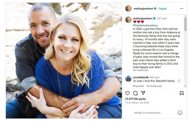 Melissa Joan Hart se caminó al altar con su marido en el año 2003