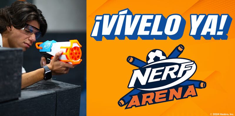 Nerf Arena ya abrió sus puertas dentro de Hasbro City