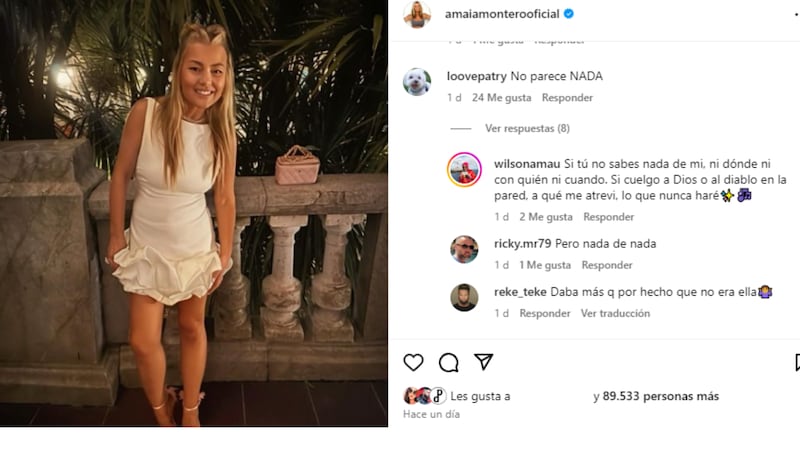 "No es ella": Amaia Montero comparte su felicidad pero no la reconocen