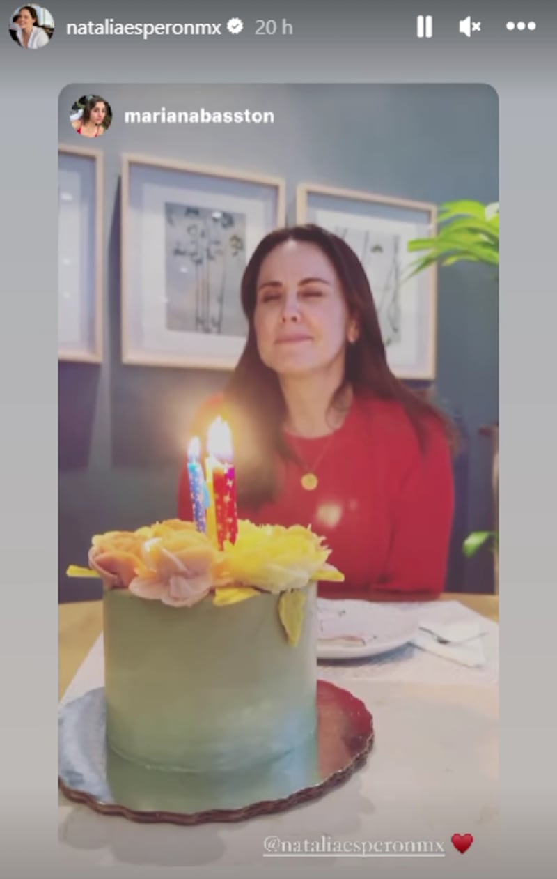 Mariana Bastón felicitó a su mamá en su cumpleaños