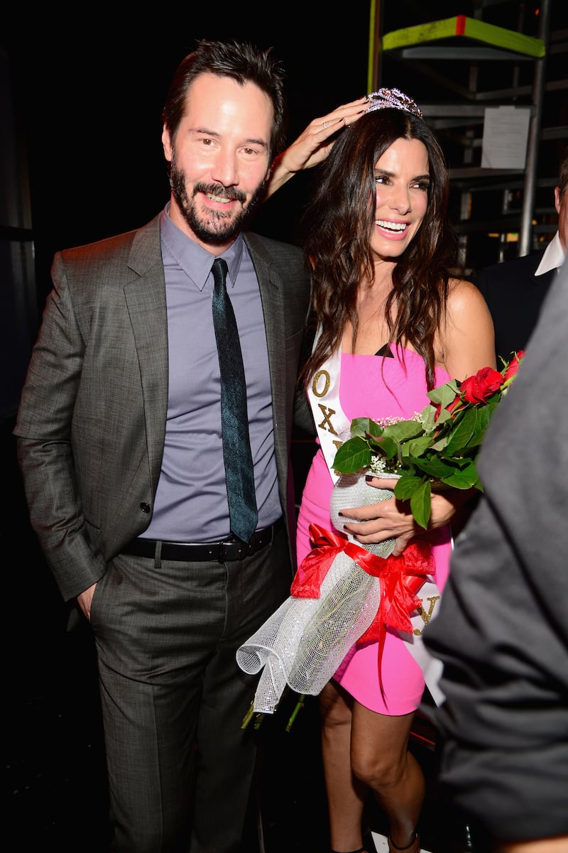 Keanu Reeves y Sandra Bullock