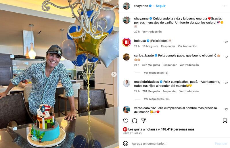 Chayanne cumpleaños 55