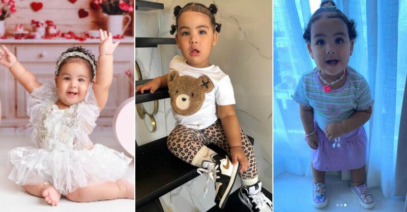 El vestidito blanco de encaje de Cattaleya, la hija de Yailin y Anuel: estos han sido sus mejores outfits