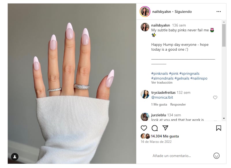 Las 'sheer pink nails' sientan bien a todas y ofrecen una estética de chica refinada