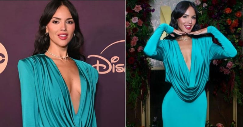 Eiza González desafía la moda y trae de vuelta a las alfombras roja el turquesa vibrante