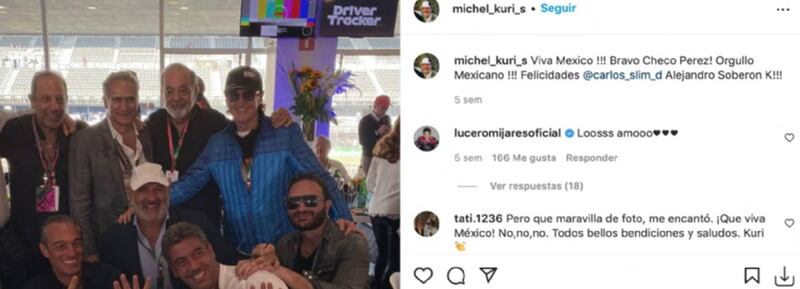 Lucerito Mijares elogió a Michel Kuri