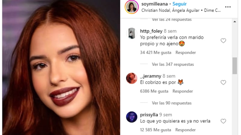 Con cabello largo y pelirrojo: Ángela Aguilar cambia de look gracias a la IA pero la tunden por este motivo