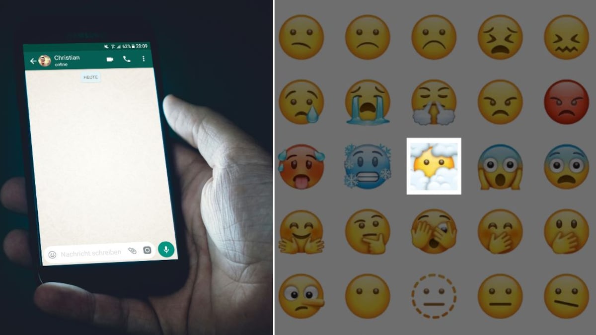 El emoji de cara en las nubes es uno de los más confusos que hay en WhatsApp
