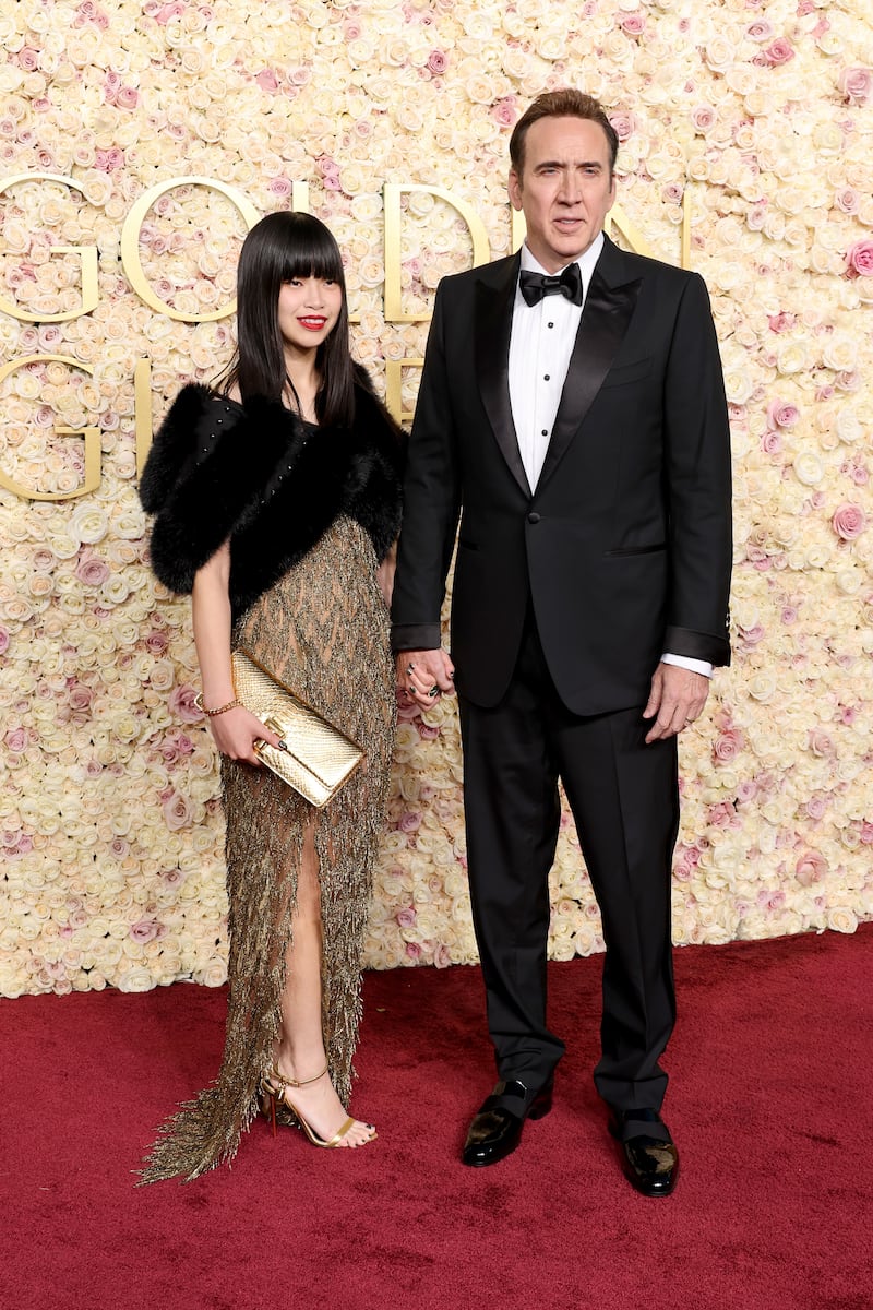 Nicolas Cage y su esposa, Riko Shibata