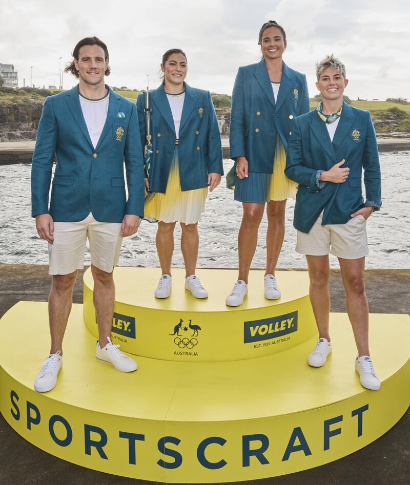 Uniforme de Australia para los Juegos Olímpicos París 2024.