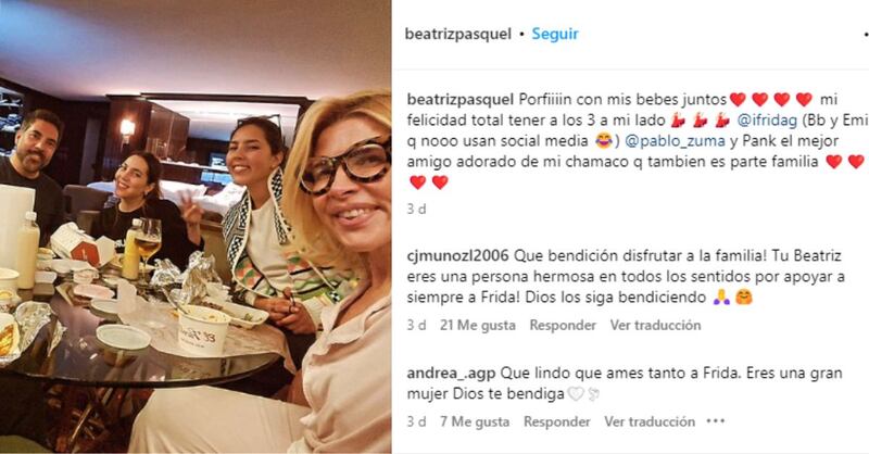 ¿Junto a Alejandra Guzmán?  Frida Sofía reaparece en celebración y rodeada de "los suyos"