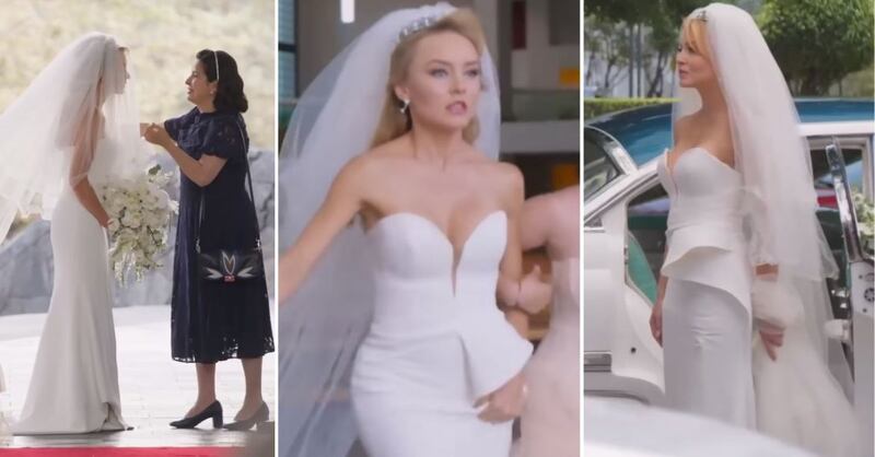 Angelique Boyer en su casi boda en 'El amor invencible'