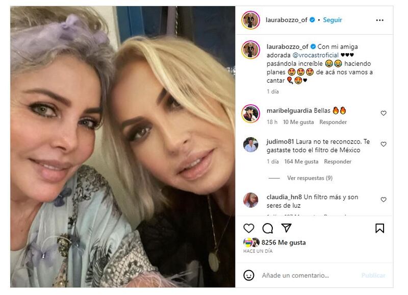 Laura Bozzo y Verónica Castro demostraron su gran amistad en salida juntas