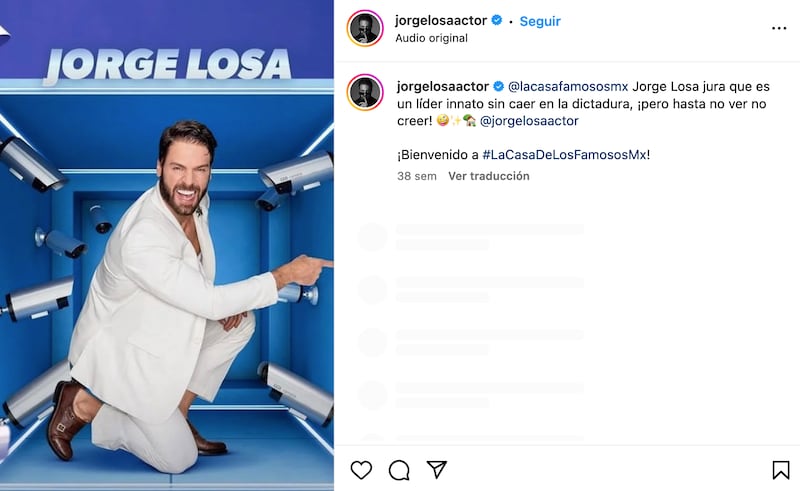 Jorge Losa revela que tuvo ginecomastia