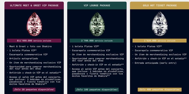 Esta es la millonaria suma que tendría que pagar si quiere una foto con Shakira en su gira en Colombia