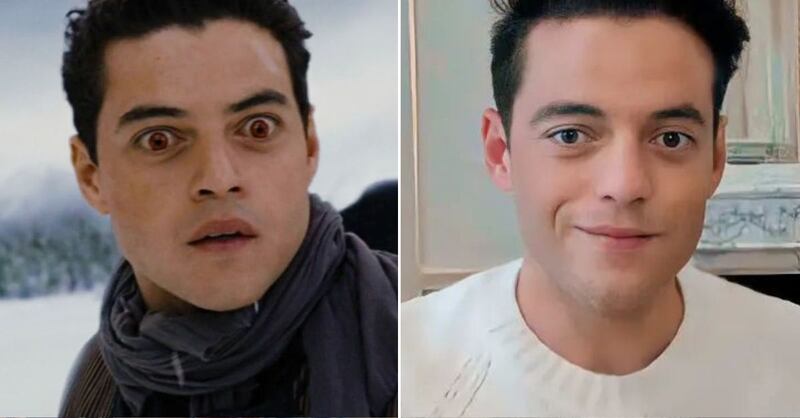 Rami Malek en la saga 'Crepúsculo' y en la actualidad