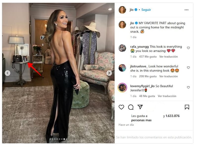 Jennifer Lopez reemplazó su foto con Ben Affleck en su vestidor con una de ella misma