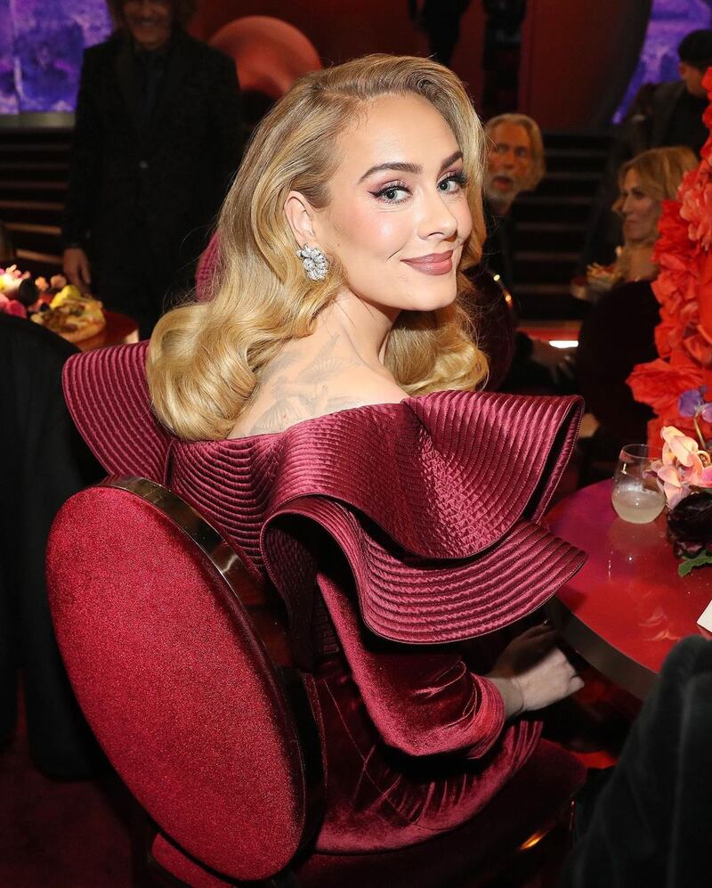 Moda: o look de Adele no Grammy Awards de 2023 que todos amaram