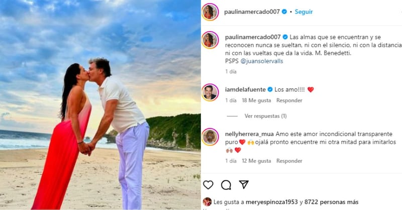 “No importa el reto, importa como lo enfrentamos”: El mensaje de Juan Soler a Paulina Mercado que enternece las redes