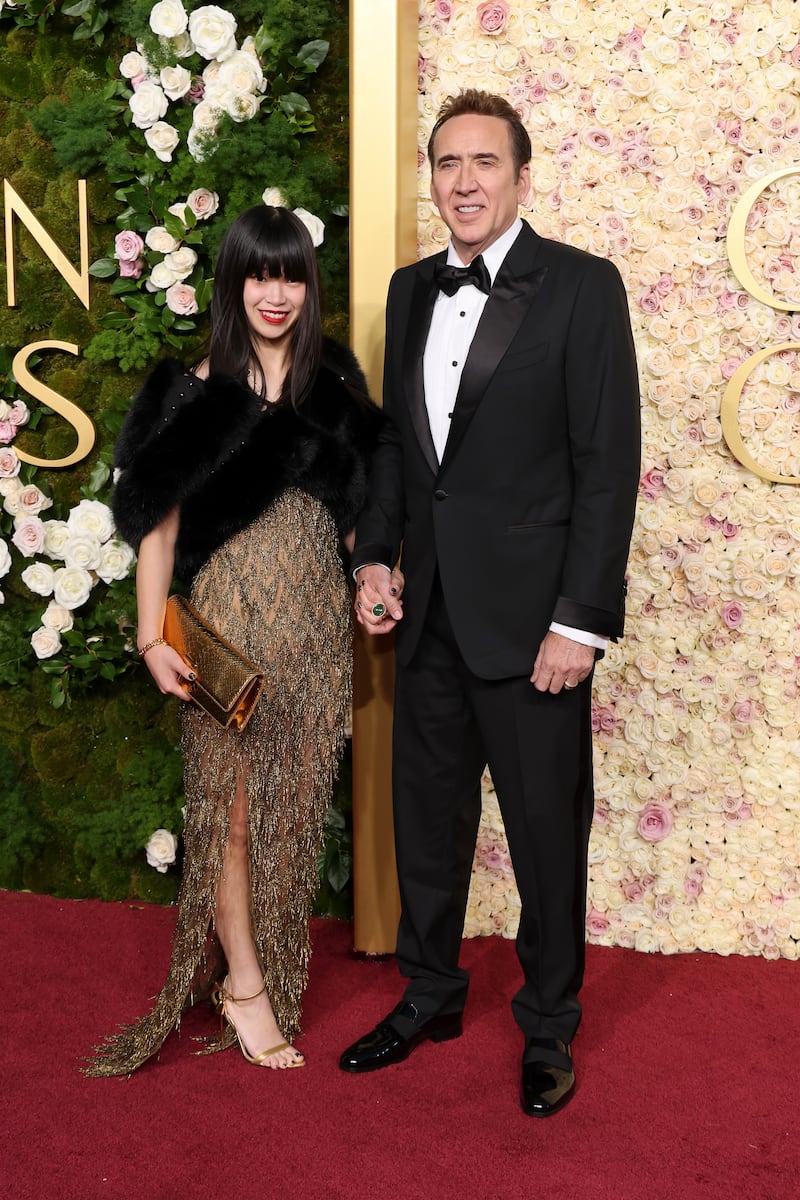 Nicolas Cage y su esposa, Riko Shibata