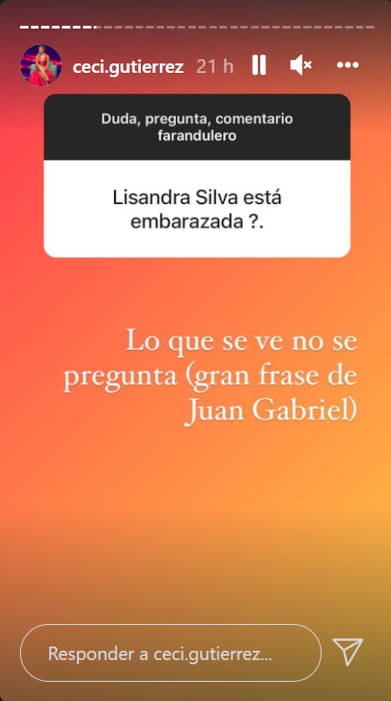 Aseguran que Lisandra Silva espera a su segundo hijo con Raúl Peralta