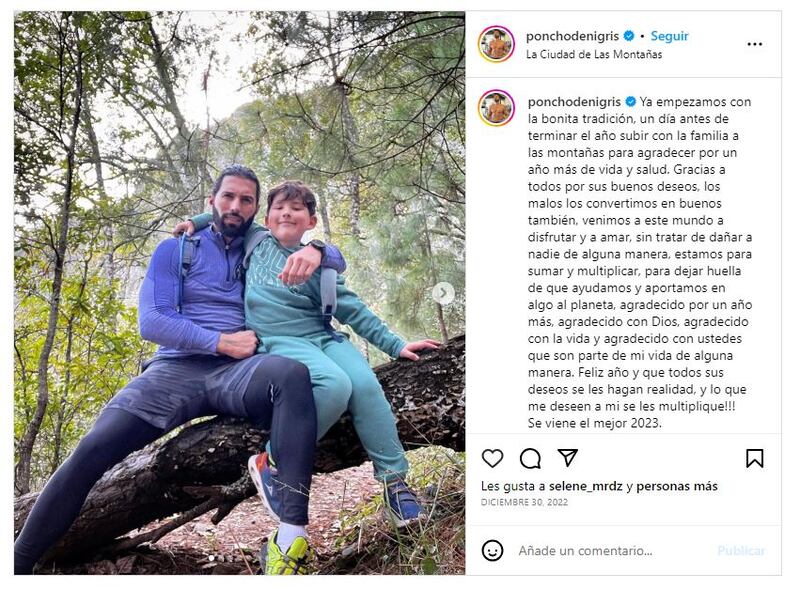 Poncho de Nigris es el orgulloso padre de cuatro hijos