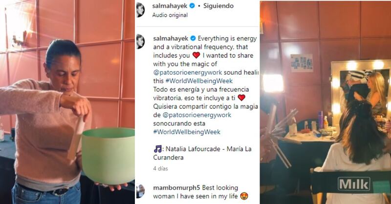 Salma Hayek, rituales energéticos