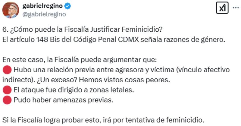 ¿Solo un hombre puede ser castigado por feminicidio? El caso de la influencer Marianne Gonzaga aviva el debate