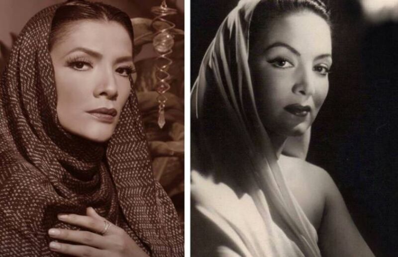 Ella es María del Carmen, la sobrina de María Félix que es idéntica a la actriz