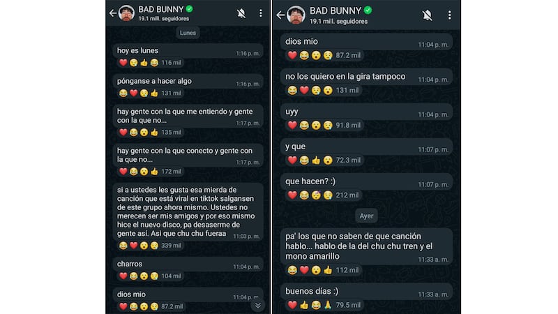 Bad Bunny está molesto porque una canción creada usando su voz con inteligencia artificial se hizo viral en redes sociales