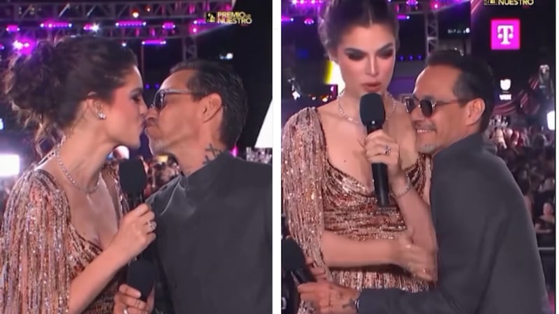 Nadia Ferreira debutó como presentadora en Premio Lo Nuestro y lo hizo muy bien. Afirmó que practicó mucho y su esposo, Marc Anthony, la ayudó.