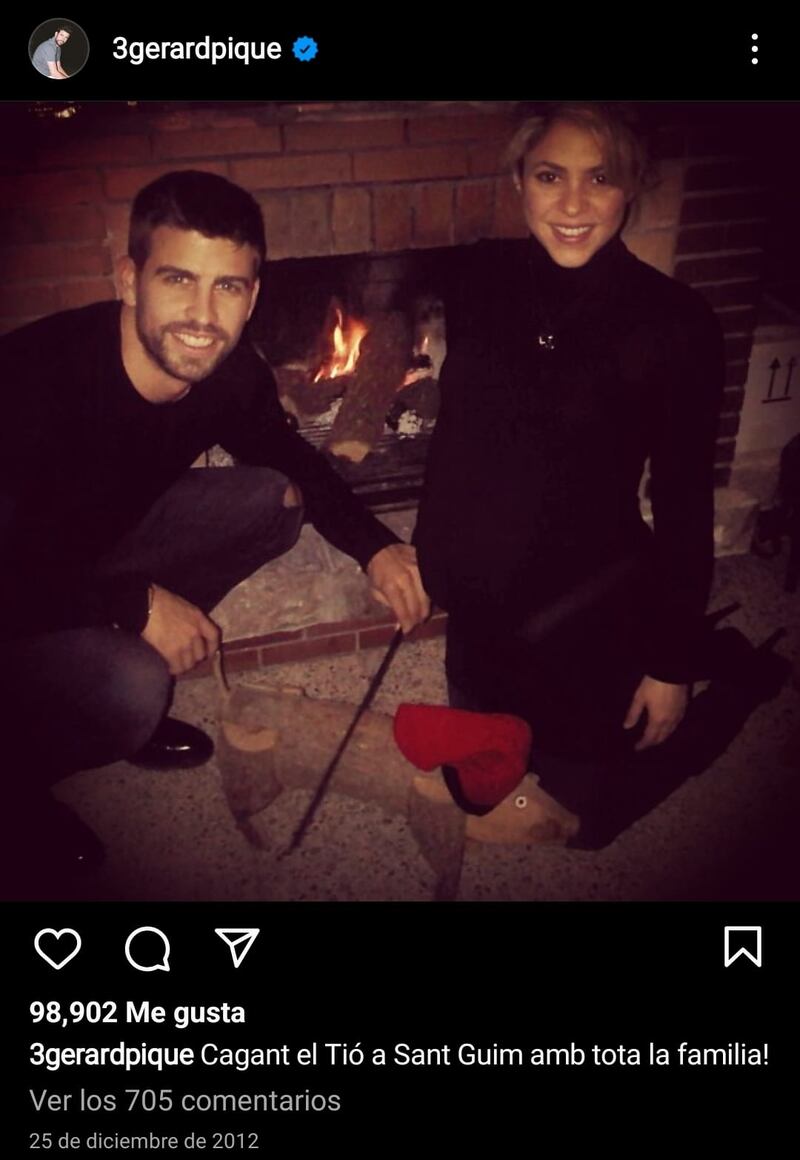 Primeras fotografías entre Piqué y Shakira