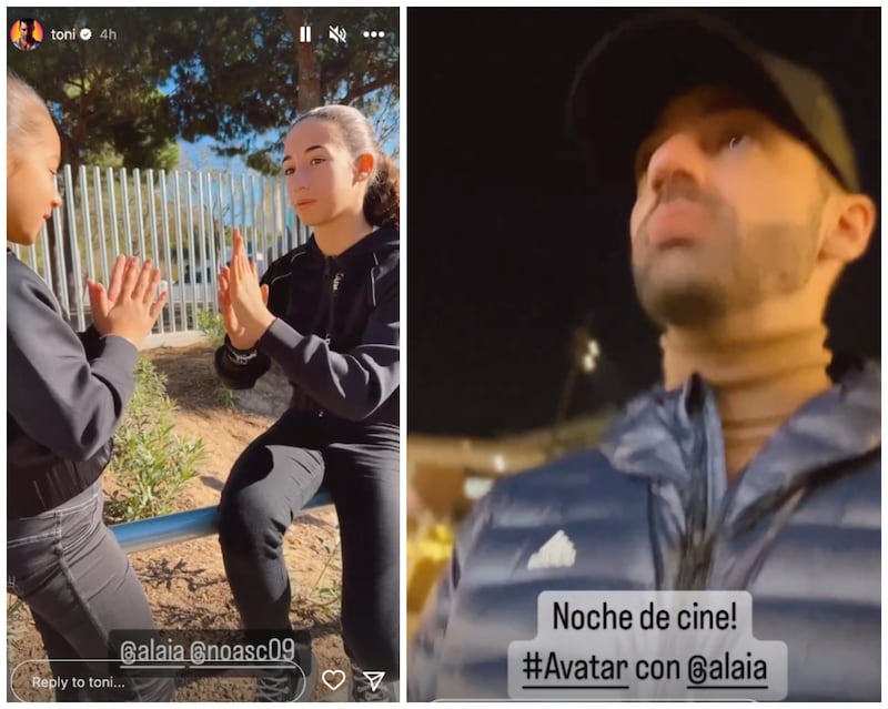 Toni Costa y Alaïa disfrutaron su viaje por España