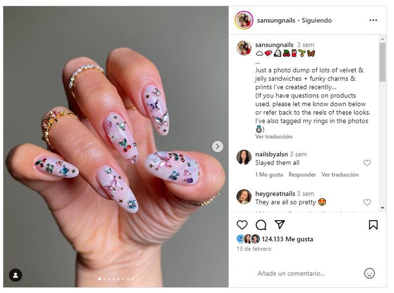 La manicura en relieve será la alternativa para las mujeres audaces este 2024