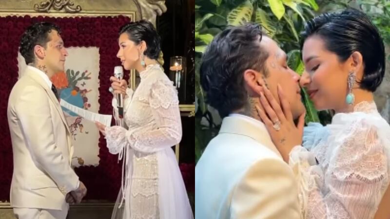 Boda de Christian Nodal y Ángela Aguilar