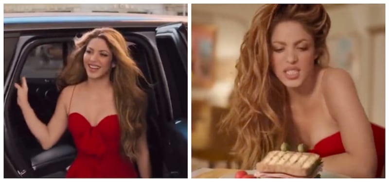 Shakira sorprende con su sensualidad cantando salsa en un comercial y le comentan: “Ven devórame otra vez” (Captura de pantalla de Sabritas ft Shakira)