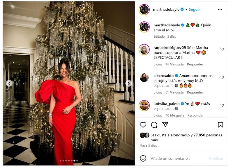 Martha Debayle impuso tendencia con la decoración de su arbolito de Navidad