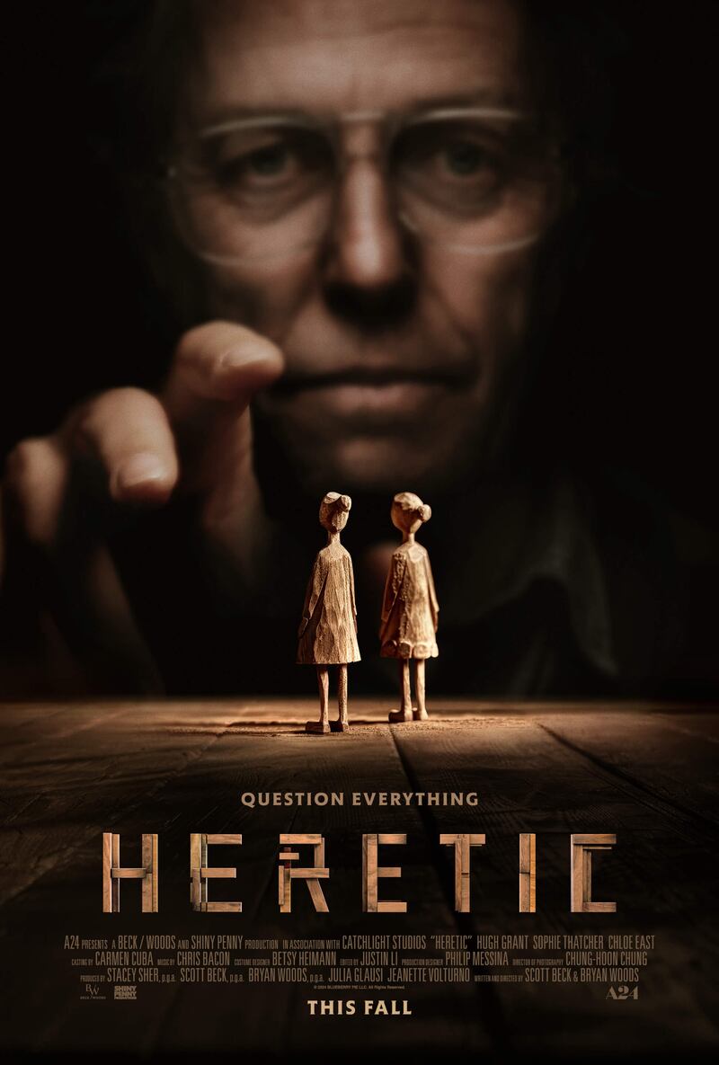 Hugh Grant es el aterrador protagonista de 'Hereje'